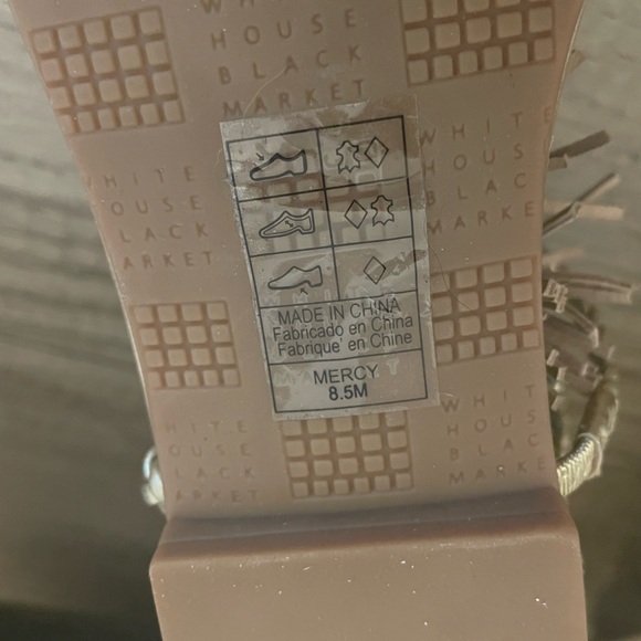 WHBM Gold Gladiator Style Sandals - Picture 2 of 11